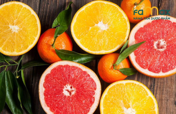 Trái cây giàu Vitamin C giúp giảm ngứa, sưng viêm hiệu quả