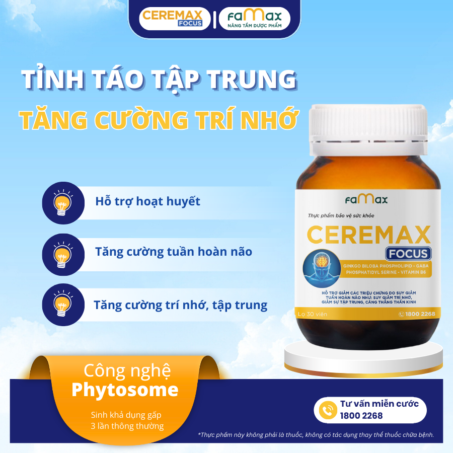 Ceremax Focus Ung Dung Cong Nghe Phytosome Giup Cai Thien Kha Nang Hap Thu Cua Cac Hoat Chat Trong Co The Nhanh Va Hieu Qua Hon 3 4 Lan Thong Thuong