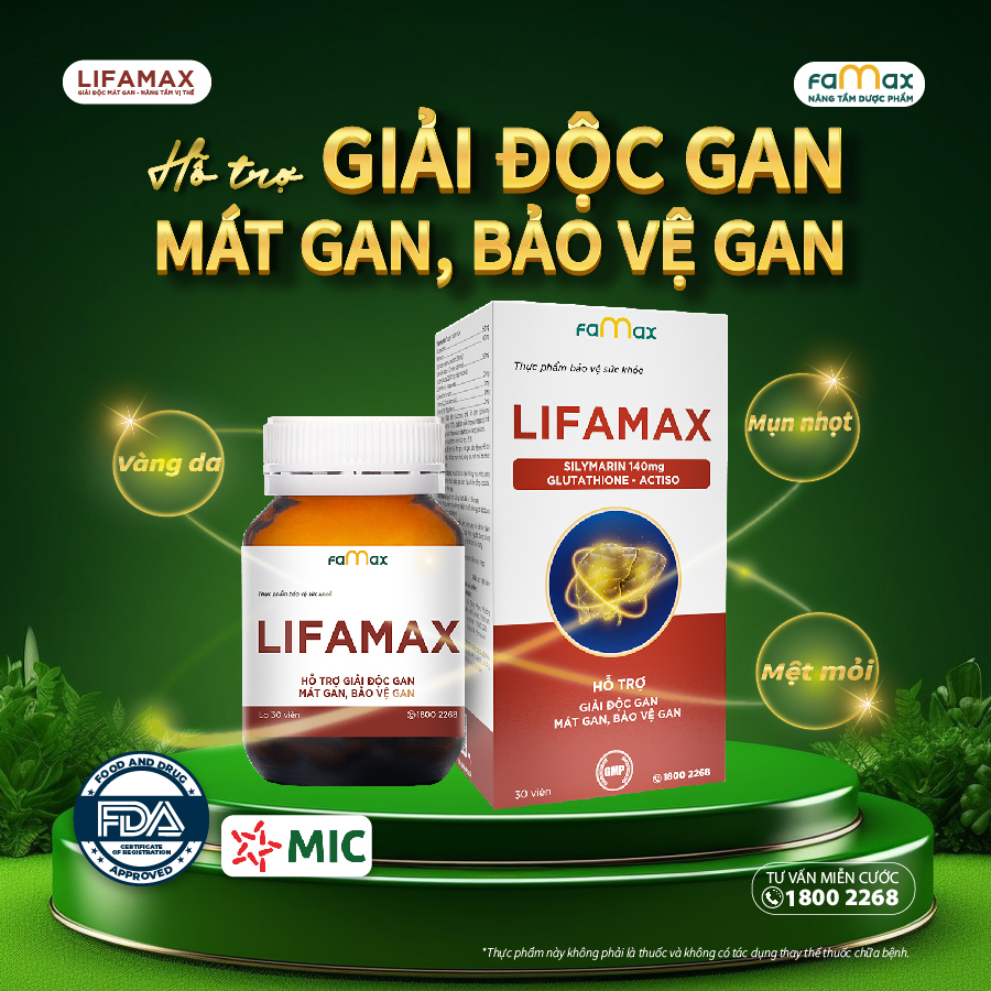 Lifamax Co Tot Khong La Cau Noi Cua Nhieu Nguoi Tieu Dung Khi Tim Mua San Pham Ho Tro Giai Doc Mat Gan