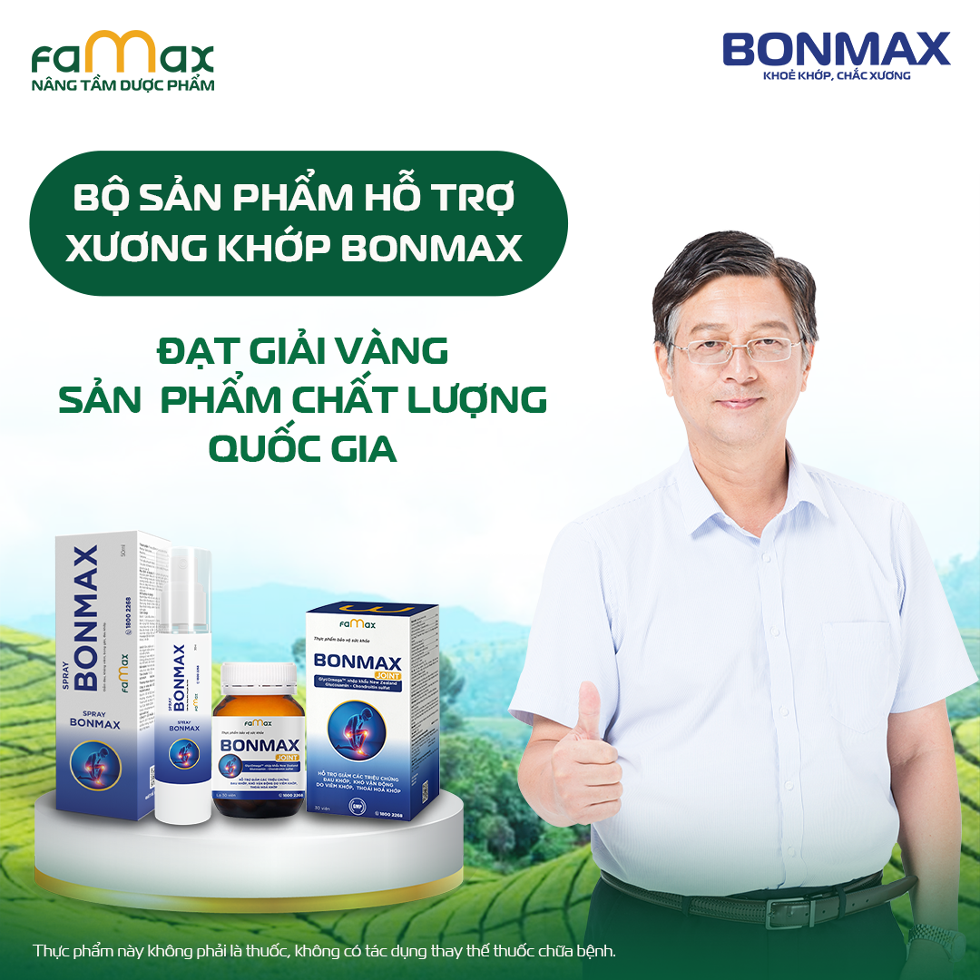 Bonmax hỗ trợ xương khớp