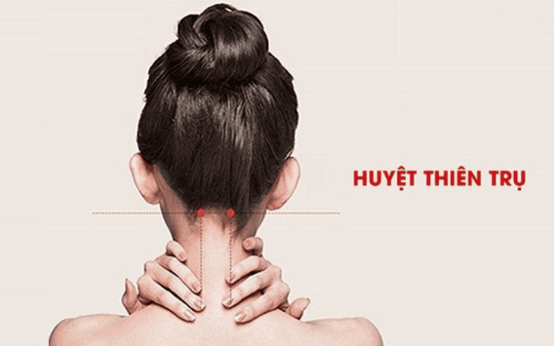 Bấm huyệt Thiên Trụ giúp cải thiện căng thẳng Bấm huyệt Thiên Trụ giúp cải thiện căng thẳng