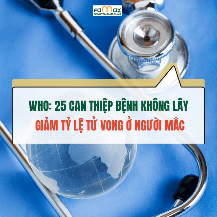 Who ban hành 25 giải pháp cho bệnh không lây lan