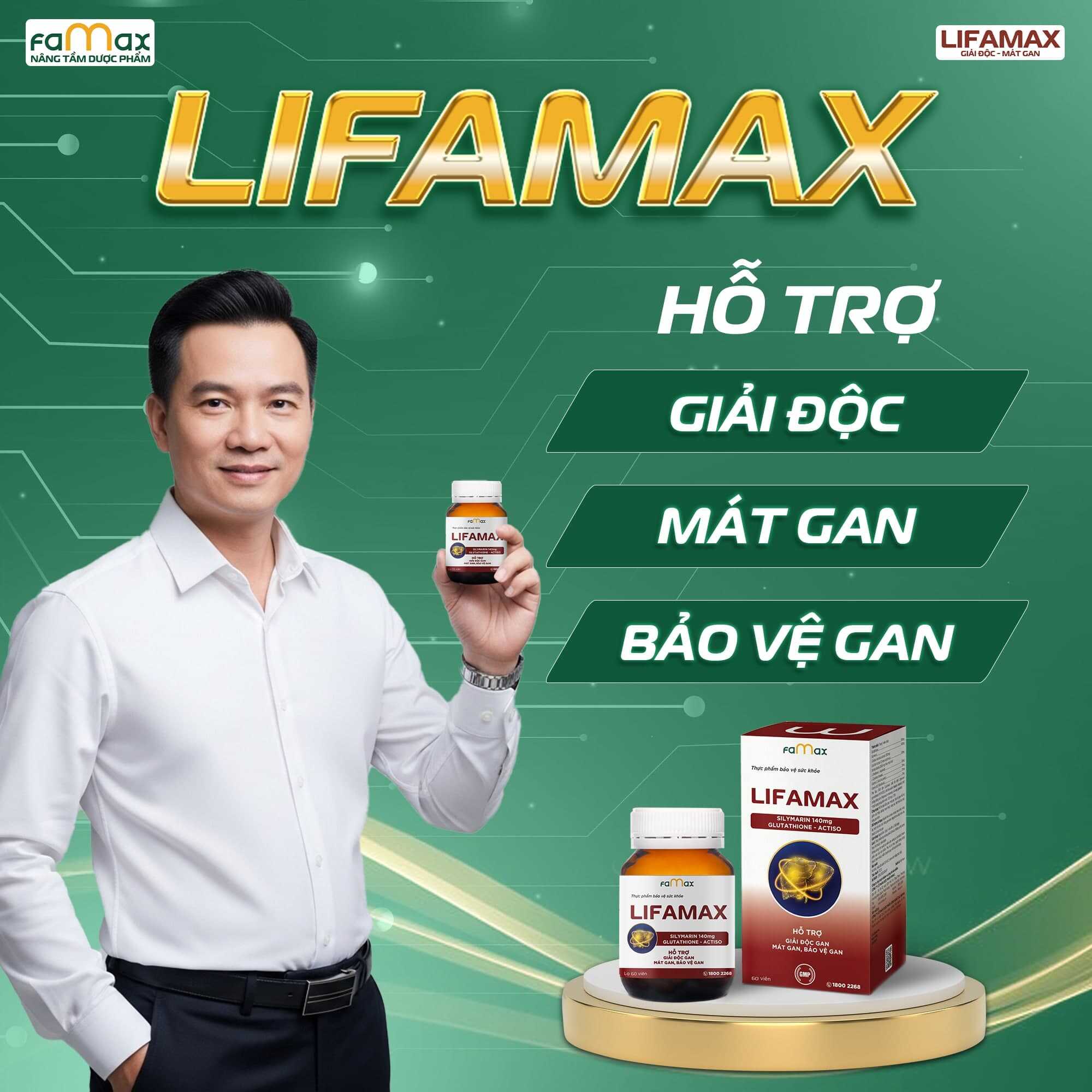 Lifamax Hỗ Trợ Giir độc Mát Gan