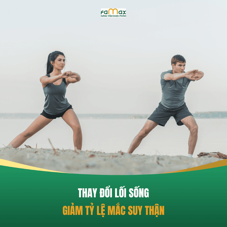 Thay đổi lối sống hỗ trợ điều trị suy thận mạn
