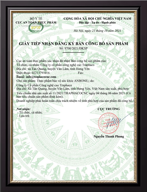 THỰC PHẨM BẢO VỆ SỨC KHỎE ANBONE