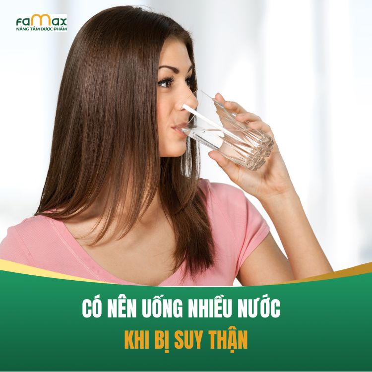 Uong Nhieu Nuoc Khi Bi Suy Than