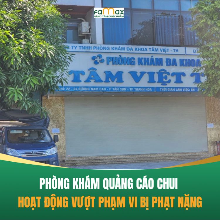 Phong Kham Vi Pham Pham Vi Chuyen Mon Bi Phat Tai Thanh Hoa