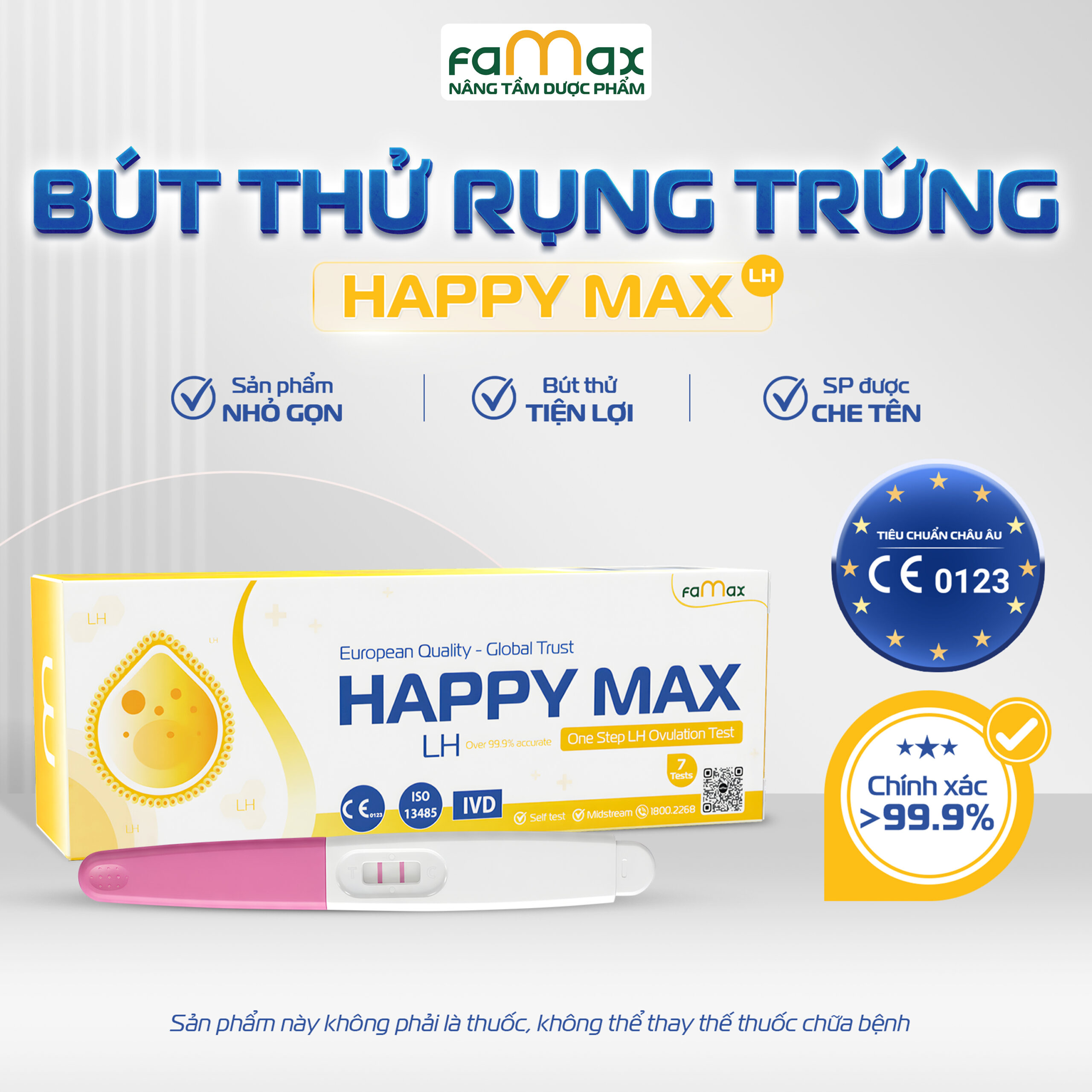 BỘ KIT THỬ RỤNG TRỨNG LH HAPPY MAX