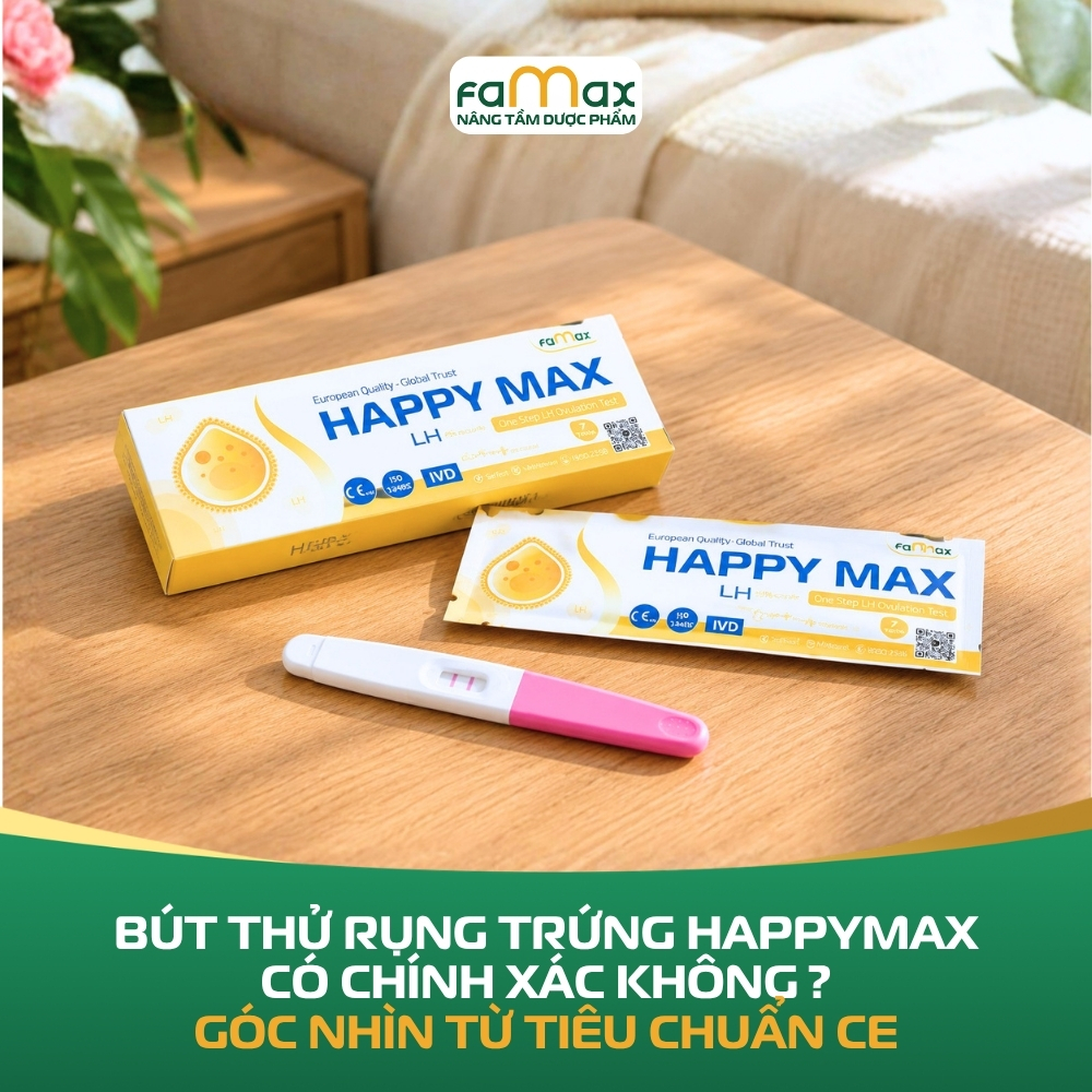 Bút Thử Rụng Trứng Happymax Có Chính Xác Không Góc Nhìn Từ Tiêu Chuẩn Ce