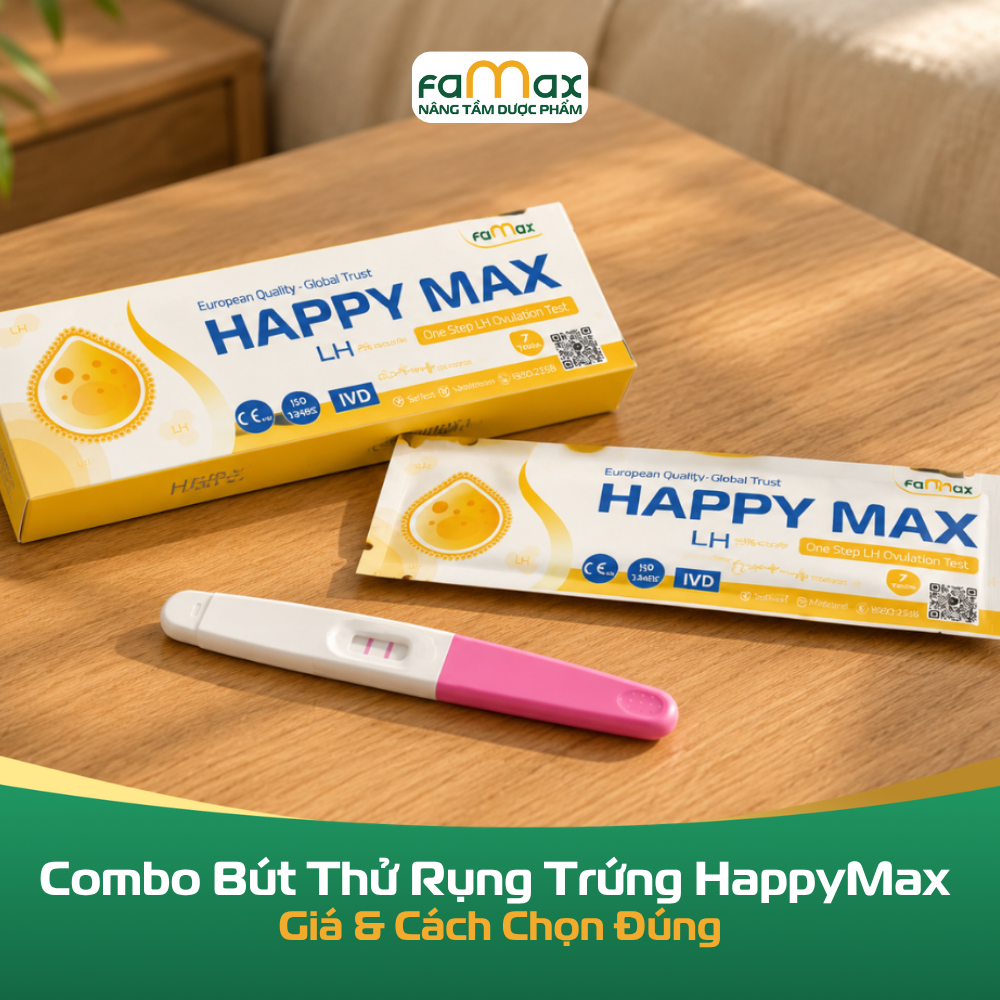 Combo Bút Thử Rụng Trứng Happymax Giá & Cách Chọn Đúng