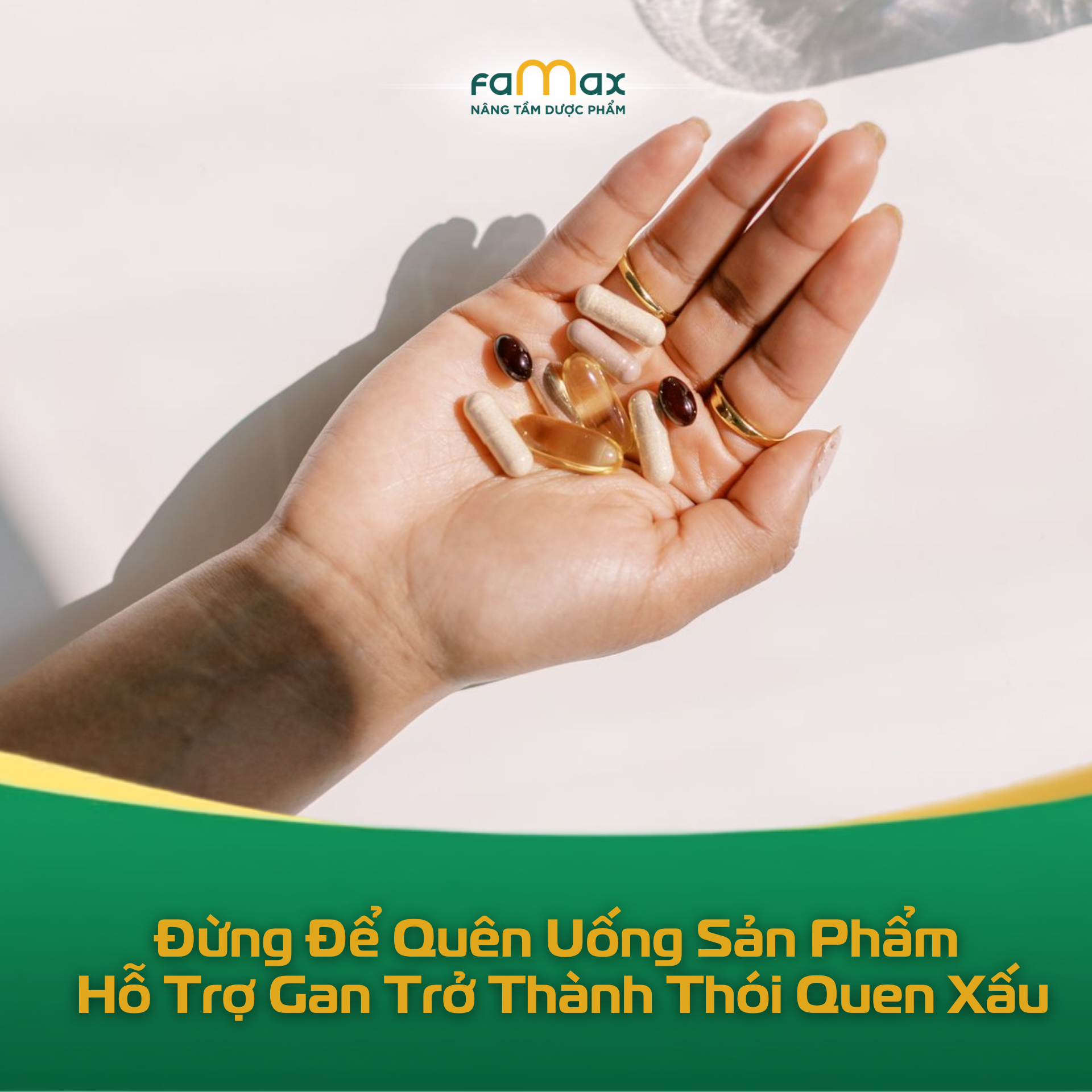 Đừng Để Quên Uống Sản Phẩm Hỗ Trợ Gan Trở Thành Thói Quen Xấu